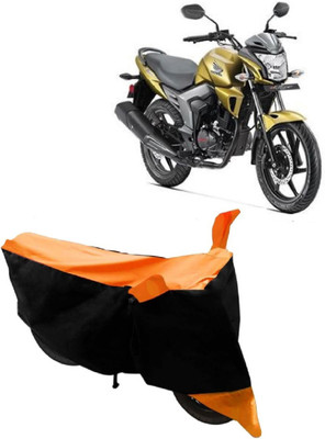 AutoKick Two Wheeler Cover for Honda(CB Trigger, Orange)