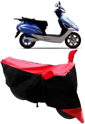 THE REAL ARV Waterproof Two Wheeler Cover for Lohia(Fame, Red)