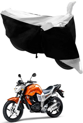 Yuneik Two Wheeler Cover for Yamaha(FZ16, White)