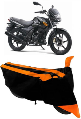 AutoRock Two Wheeler Cover for TVS(Flame SR125, Orange)