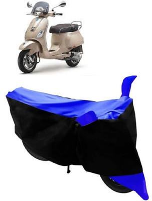 Yuneik Two Wheeler Cover for Piaggio(Vespa VXL, Blue)