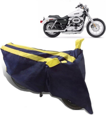 APNEK Two Wheeler Cover for Harley Davidson(XL 1200, Yellow)