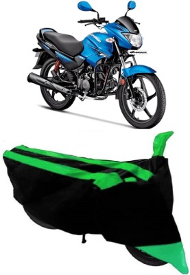 AutoRash Waterproof Two Wheeler Cover for Hero(Glamour, Green)