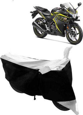 Yuneik Two Wheeler Cover for Honda(CBR 250R, White)