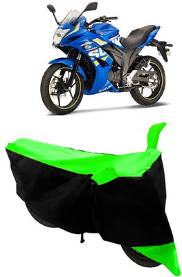 AutoKick Two Wheeler Cover for Suzuki(Gixxer SF, Green)