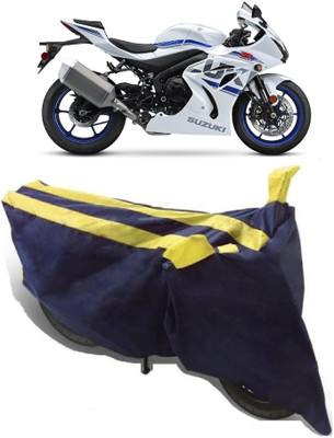 THE REAL ARV Waterproof Two Wheeler Cover for Suzuki(GSX, Yellow, Blue)