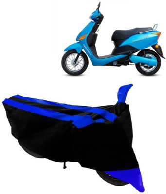 AutoRock Two Wheeler Cover for Hero(Electric Optima, Blue)