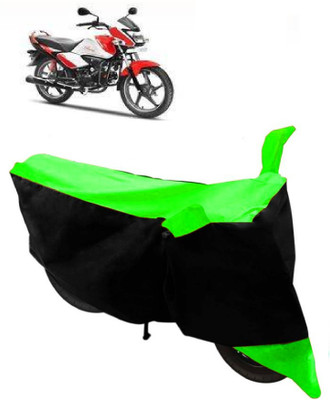 AutoKick Two Wheeler Cover for Hero(Splendor I Smart, Green)