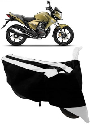 Everlend Waterproof Two Wheeler Cover for Honda(Dazzler, White, Black)