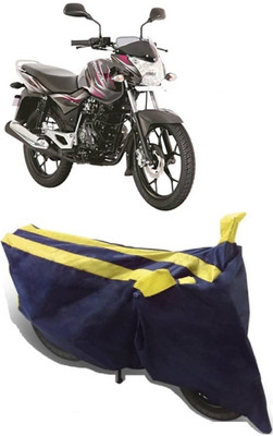 AutoKick Two Wheeler Cover for Bajaj(Discover 150 s, Yellow)