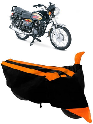 THE REAL ARV Waterproof Two Wheeler Cover for TVS(Max 4R, Orange, Black)