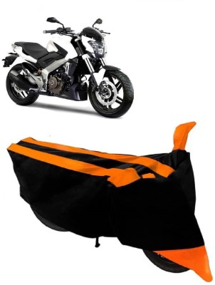 AutoKick Two Wheeler Cover for Bajaj(Dominar, Orange)