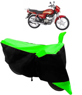 AutoKick Two Wheeler Cover for Hero(Splendor, Green)
