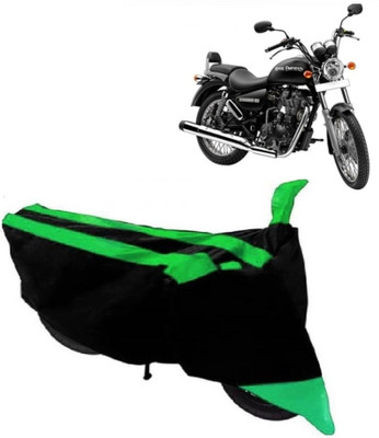 Elegance Two Wheeler Cover for Royal Enfield(Thunderbird 500, Green)
