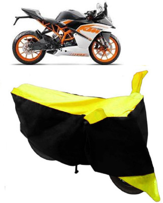 AutoKick Two Wheeler Cover for KTM(RC 200, Yellow)