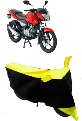 Yuneik Two Wheeler Cover for Bajaj(Pulsar 150 DTS-i, Yellow)