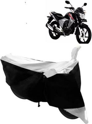 AutoRock Two Wheeler Cover for Honda(Unicorn Dazzler, White)