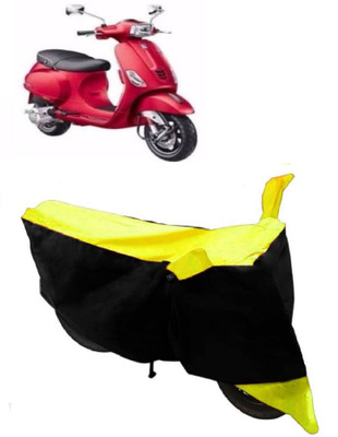 Elegance Two Wheeler Cover for Piaggio(Vespa SXL, Yellow)