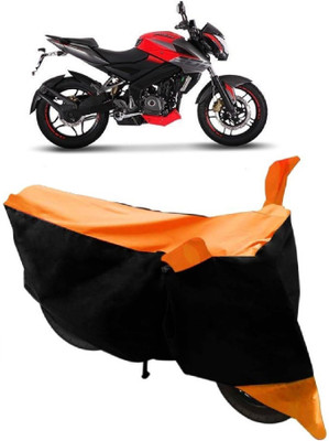 APNEK Two Wheeler Cover for Bajaj(Pulsar 200 NS DTS-i, Orange)