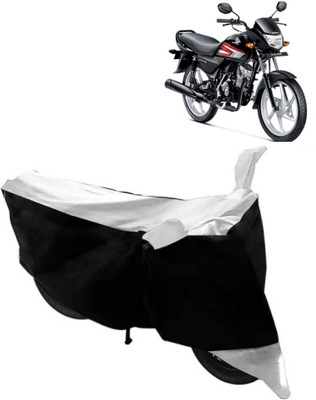 Yuneik Two Wheeler Cover for Honda(CD 110 Dream, White)