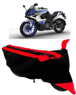 Elegance Two Wheeler Cover for Bajaj(Pulsar RS 200, Red)