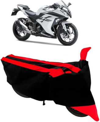 Elegance Two Wheeler Cover for Kawasaki(Ninja 300, Red)