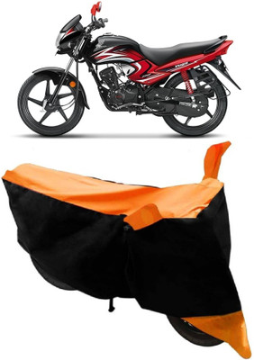 Yuneik Two Wheeler Cover for Honda(Dream, Orange)