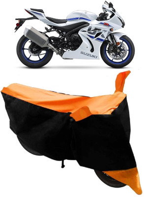 THE REAL ARV Waterproof Two Wheeler Cover for Suzuki(GSX, Orange)