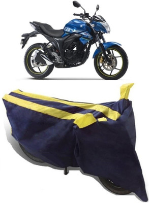 Elegance Two Wheeler Cover for Suzuki(Gixxer, Yellow)