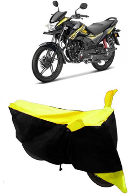 Yuneik Two Wheeler Cover for Honda(CB Shine, Yellow)