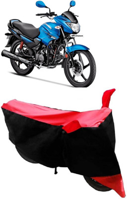 AutoKick Two Wheeler Cover for Hero(Glamour, Red)