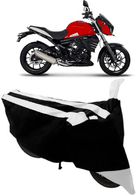 Everland Two Wheeler Cover for Mahindra(MOJO XT 300, White)