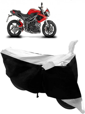 AutoKick Two Wheeler Cover for DSK Benelli(TNT R, White)