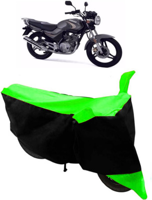 AutoKick Two Wheeler Cover for Yamaha(YBR 125, Green, Black)