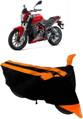Elegance Two Wheeler Cover for DSK Benelli(TNT 25, Orange)