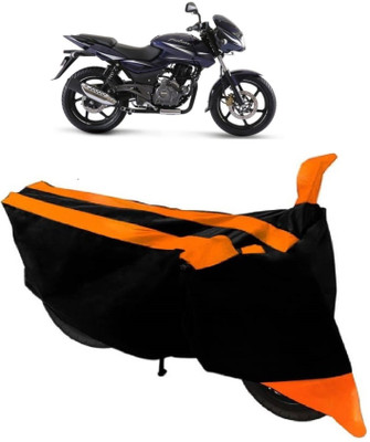 AutoRock Two Wheeler Cover for Bajaj(Pulsar 180 DTS-i, Orange)
