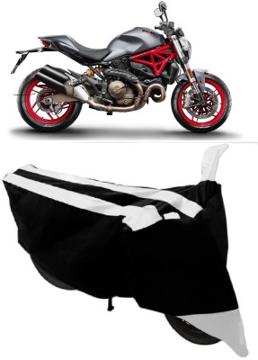 AutoRash Two Wheeler Cover for Ducati(Monster 821, White)