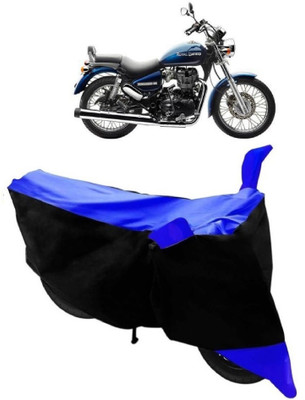 Yuneik Two Wheeler Cover for Royal Enfield(Enticer, Blue)