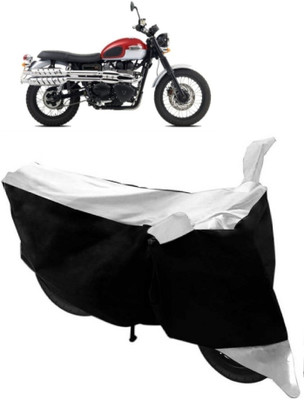 AutoKick Two Wheeler Cover for Triumph(Scrambler, White)