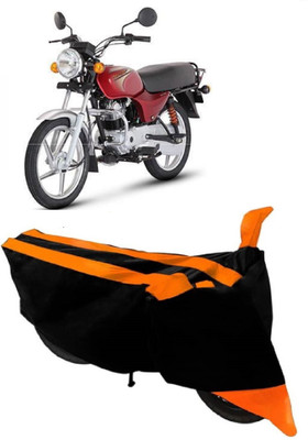 AutoRock Two Wheeler Cover for Bajaj(Boxer, Orange)