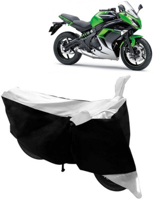 APNEK Waterproof Two Wheeler Cover for Kawasaki(Z250, White, Black)