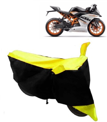 SUNONA Waterproof Two Wheeler Cover for KTM(RC 390, Yellow)