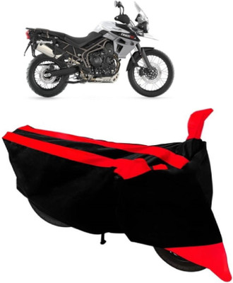 APNEK Two Wheeler Cover for Triumph(Tiger 800 XCA, Red)