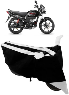 Elegance Two Wheeler Cover for Hero(Passion Pro, White)