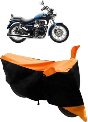 Yuneik Two Wheeler Cover for Royal Enfield(Enticer, Orange)