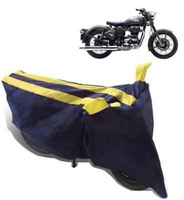 Elegance Two Wheeler Cover for Royal Enfield(Beat, Yellow)