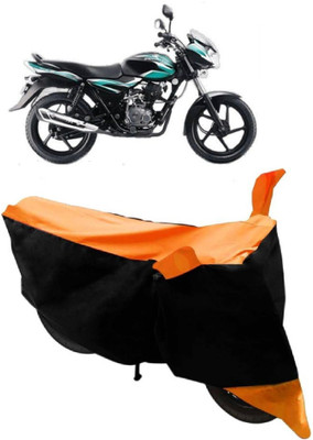 Yuneik Two Wheeler Cover for Bajaj(Discover 100 DTS-i, Orange)