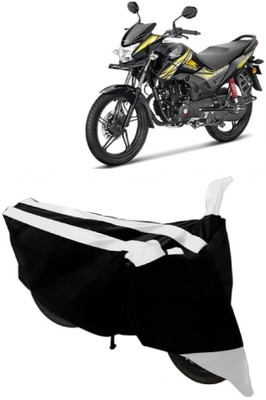 AutoKick Two Wheeler Cover for Honda(CB Shine, White)