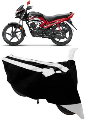 THE REAL ARV Waterproof Two Wheeler Cover for Honda(Dream Yuga, White, Black)