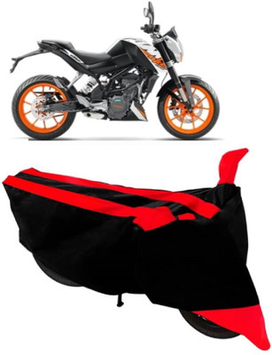 APNEK Waterproof Two Wheeler Cover for KTM(Duke 200, Red, Black)